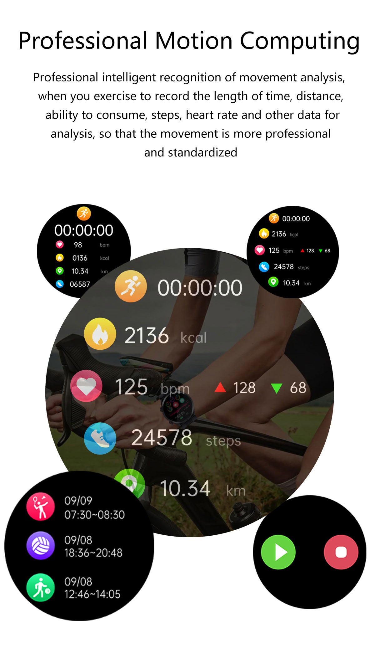 W8 Air Pump BP Watch: ECG, Bluetooth Call & 2-Year Warranty Support