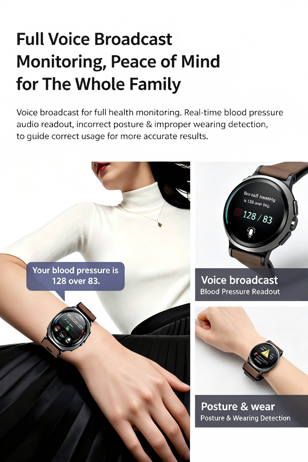 W8 Pro ECG Smart Watch - Air Pump BP, Bluetooth Call, NFC & 10-Day Battery