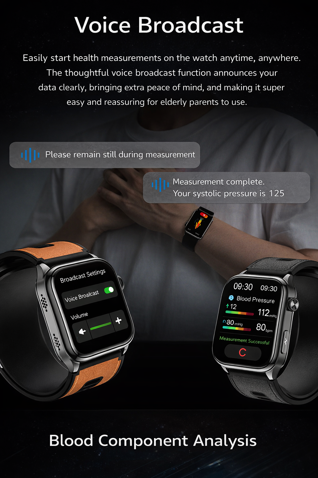 W7 Pro ECG Smart Watch | Air Pump BP, Bluetooth Call & 100+ Sport Modes