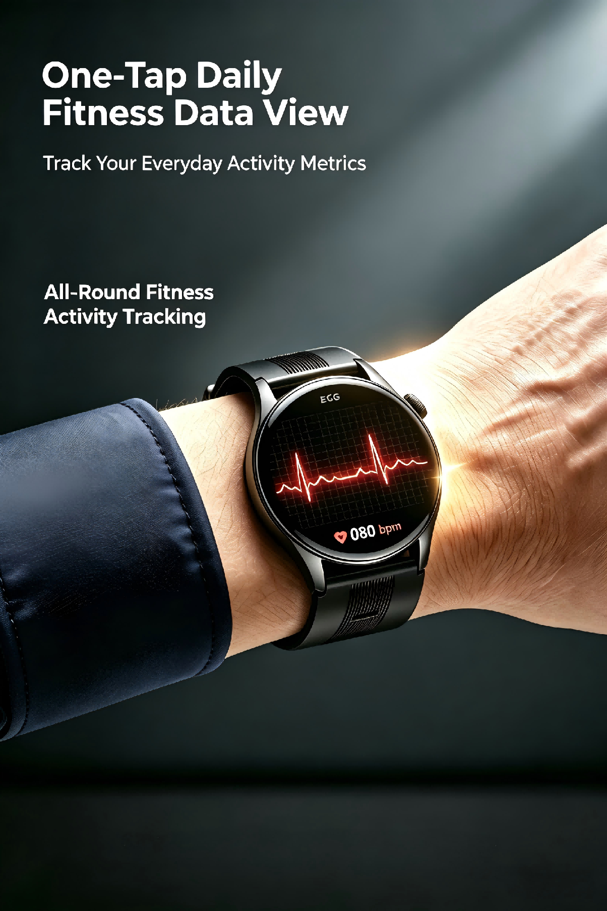 W9 Smartwatch - Air Pump BP, ECG, Bluetooth Call & 100+ Sports Modes