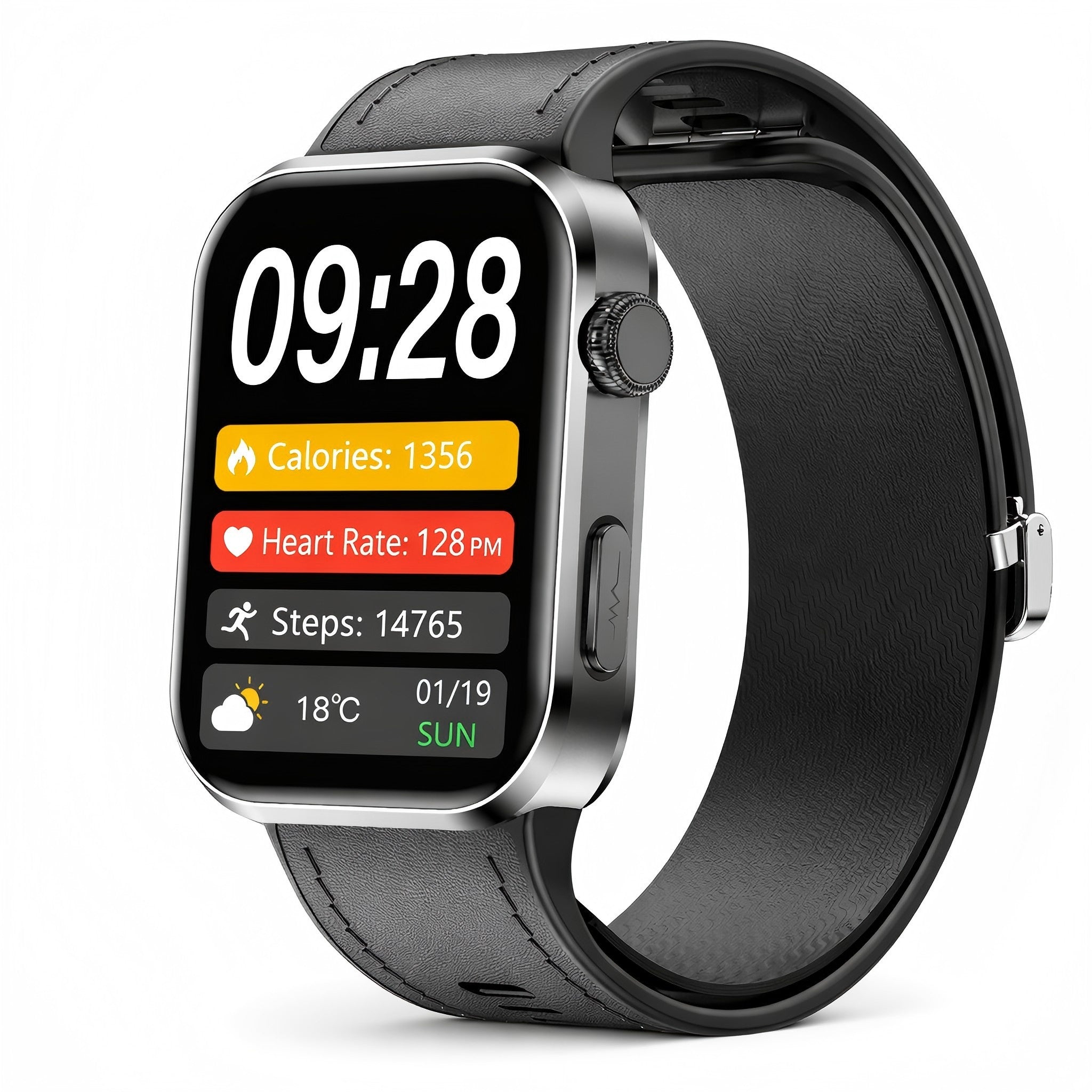 W8 Ultra Smartwatch - ECG, Blood Pressure, Heart Rate & Sleep Tracker