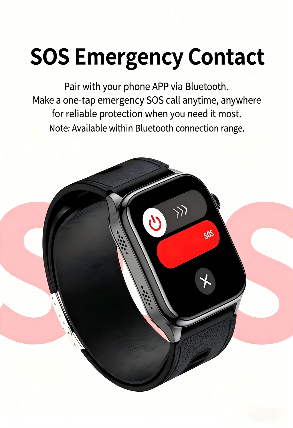 W7 Pro ECG Smart Watch | Air Pump BP, Bluetooth Call & 100+ Sport Modes
