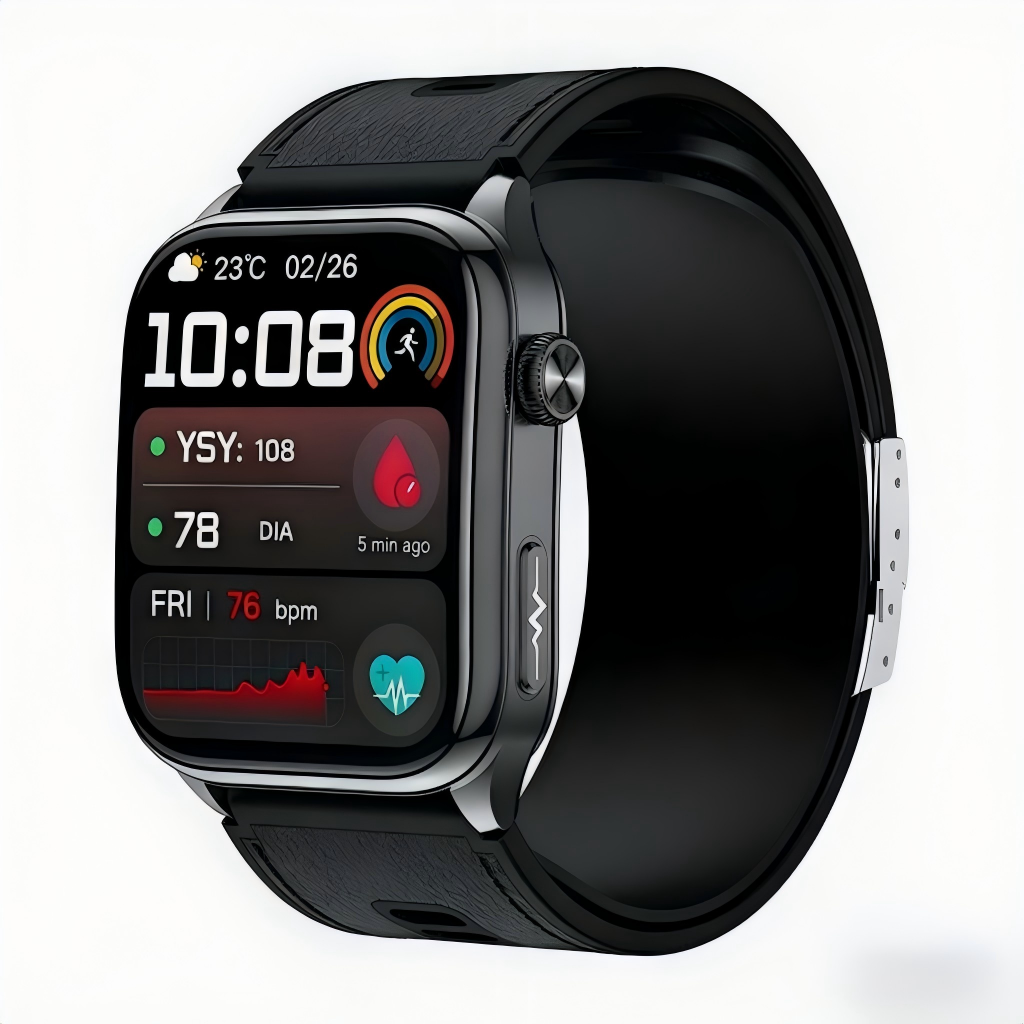 W7 Pro ECG Smart Watch | Air Pump BP, Bluetooth Call & 100+ Sport Modes