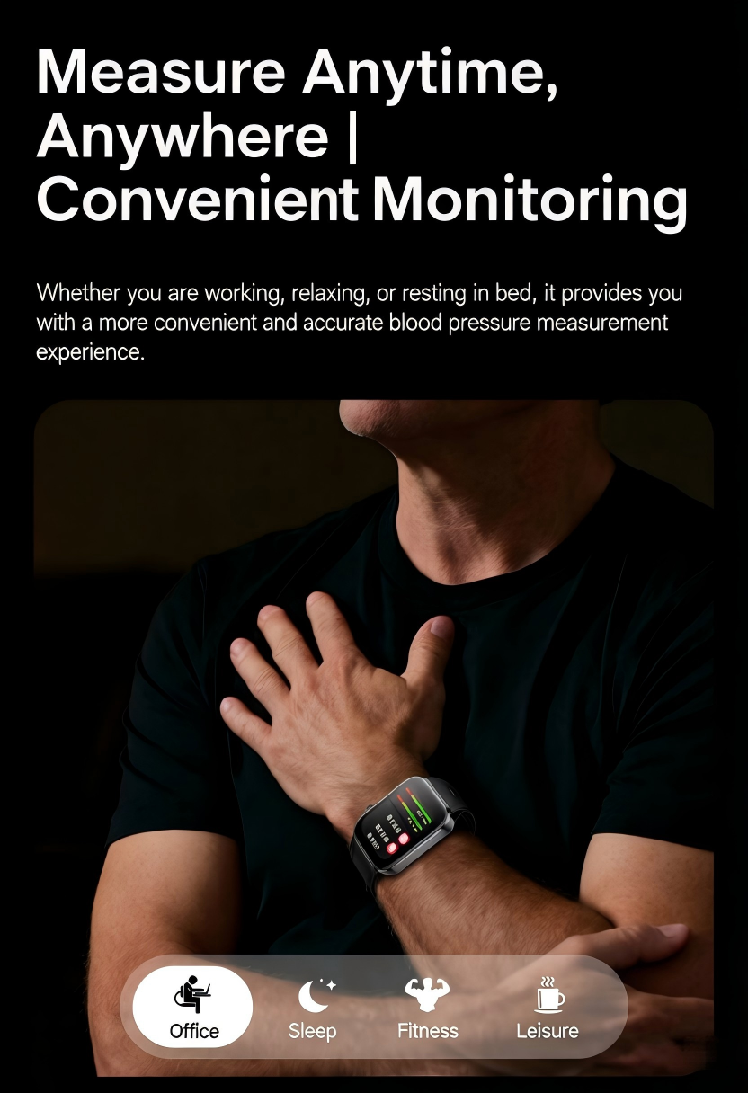 W8 Ultra Smartwatch - ECG, Blood Pressure, Heart Rate & Sleep Tracker
